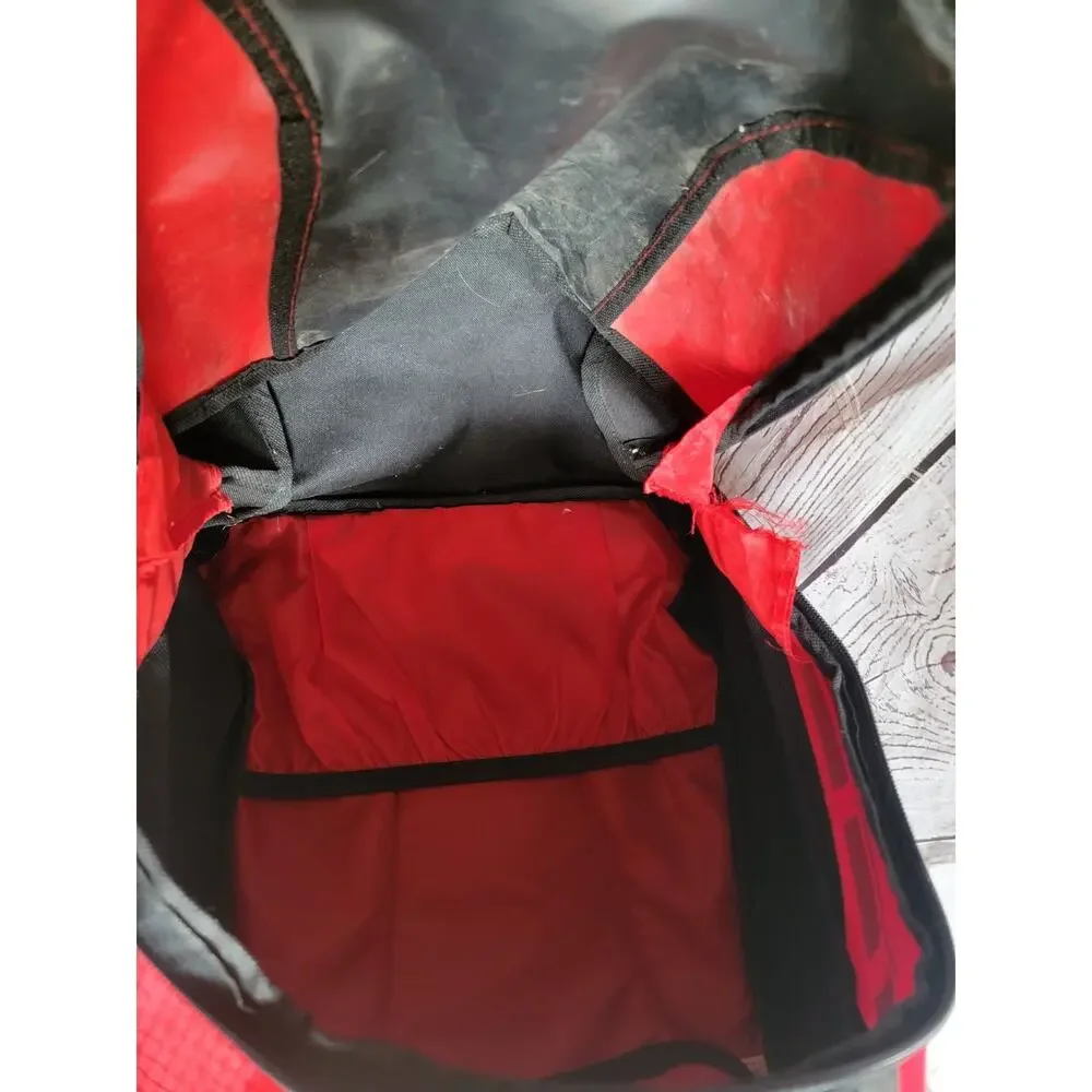 Rawlings R400 Player's Bat Pack Scarlet Red Black Baseball Backpack Read